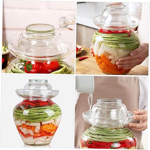 Miniatura 3 de YARNOW Tapa de vidrio para frasco de pepinillos, suministros para frascos de pepinillos, tapa de frasco, herramienta de sellado de tarro de