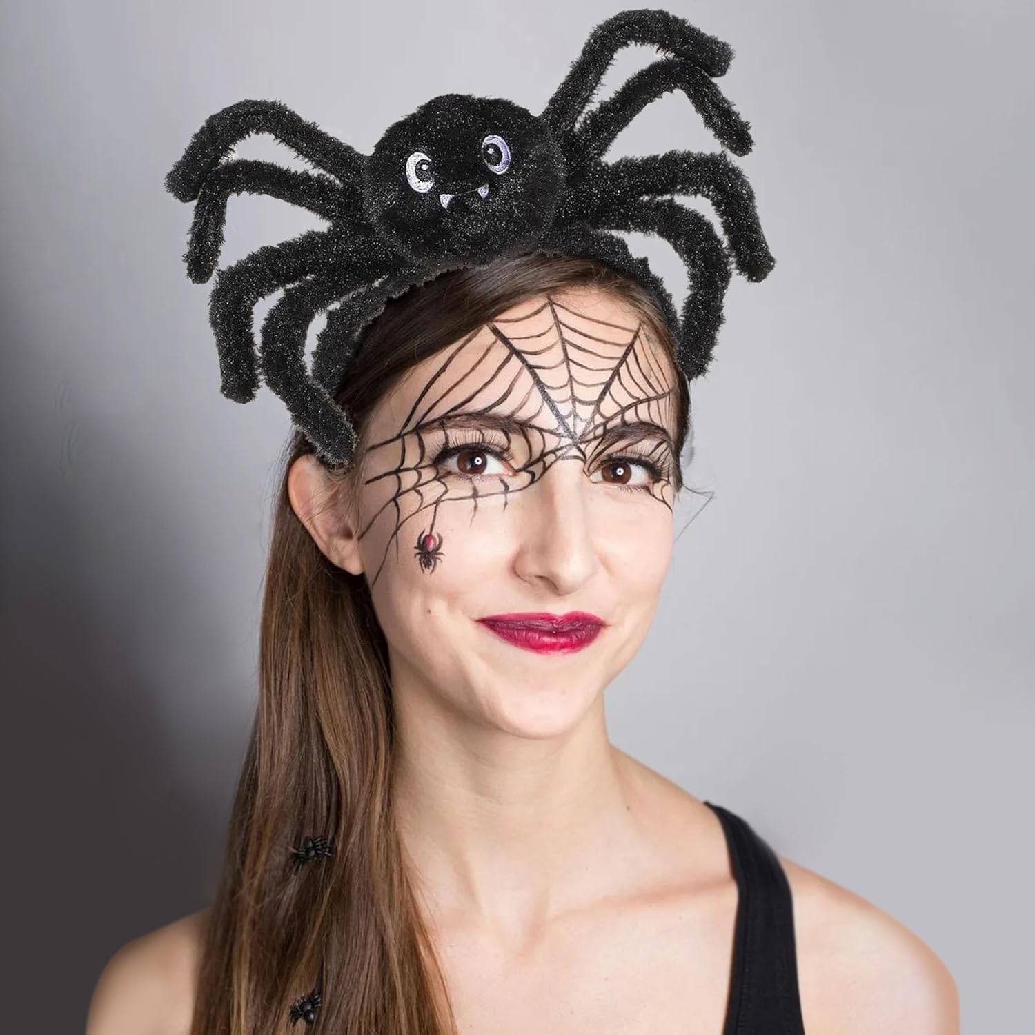 Spider Headband for Women, Halloween Spider Headband, Spider Web Headbands for Women, Spiderweb Halloween Headbands