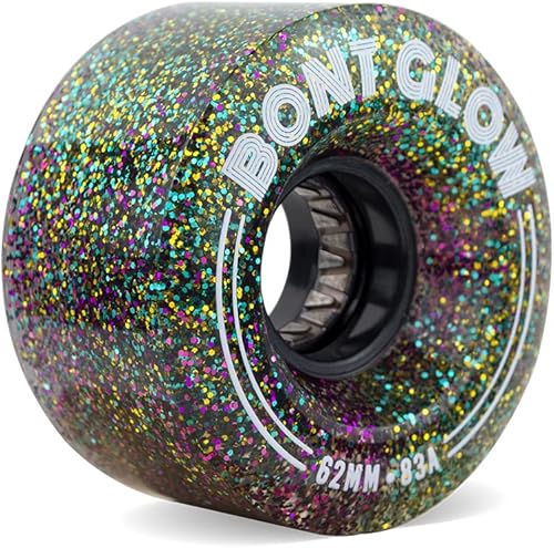 Miniatura 10 de Bont Ruedas de patinaje LED para exteriores con luz brillante, 2.441 x 1.378 in, 83 A, paquete de 4, para patinaje de calle y recreativo