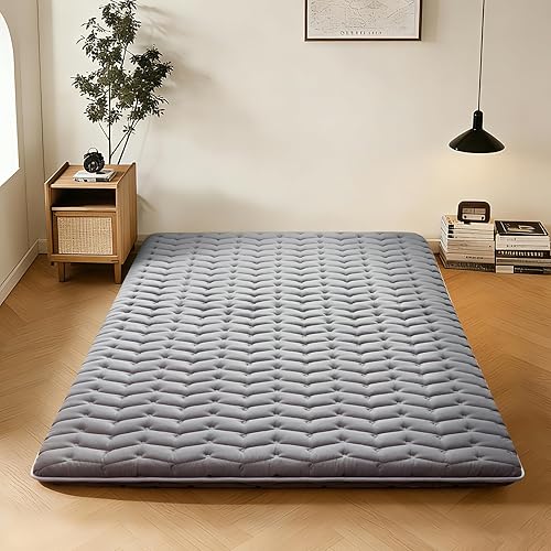Premium Foam Japanese Futon Floor Mattress Twin Size 39"x 80",100% High Density Foam Comfortable Floor Mattress,3.2" Thicken Foldable Sleeping