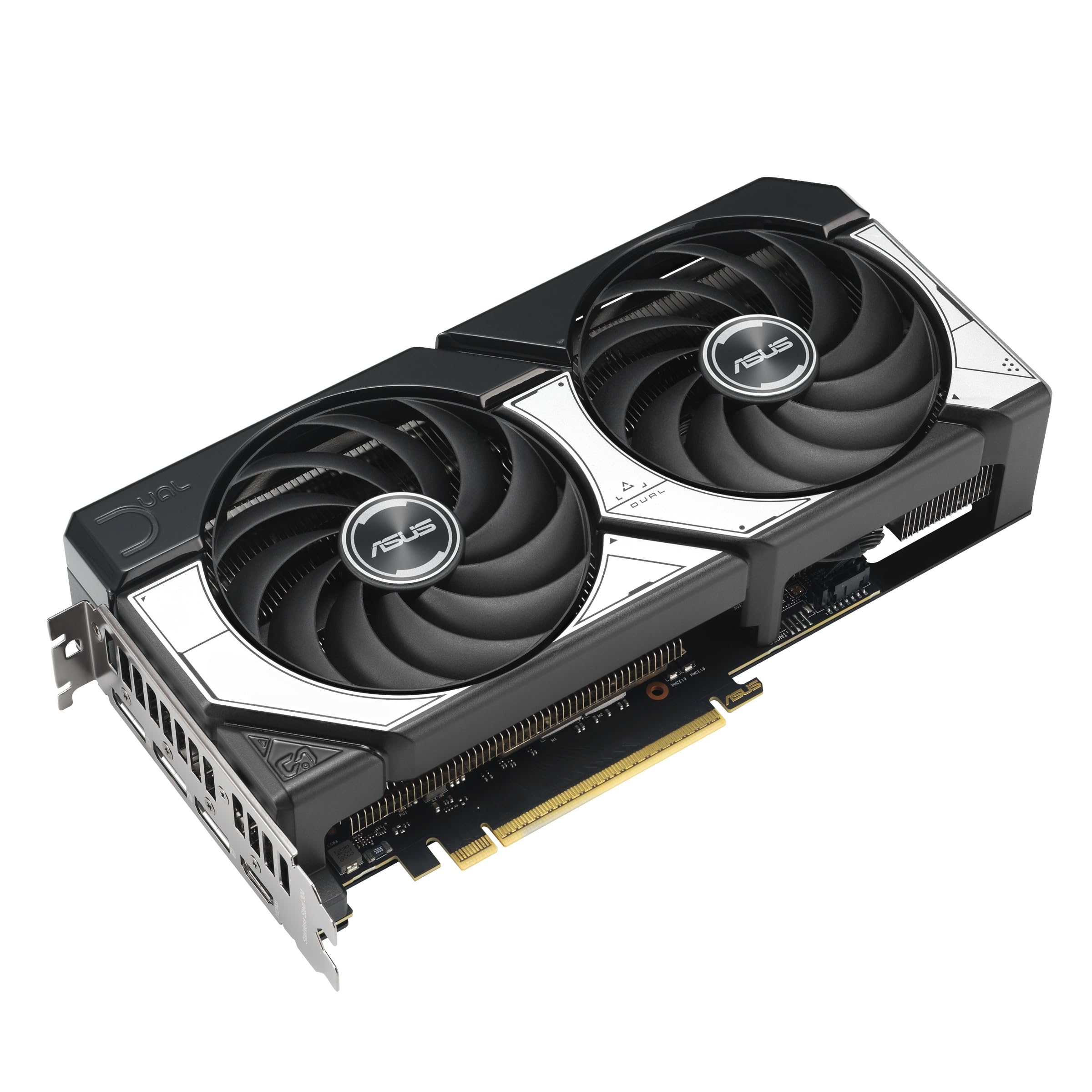 ASUS Dual NVIDIA GeForce RTX 5070 OC Edition, Scheda Grafica da 12 GB GDDR7, 192 Bit, PCIe 5.0, 2 Ventole Axial-Tech, 1 HDMI 2.1, 3 DisplayPort 2,1, GPU Tweak III, Bianco, DUAL-RTX5070-O12G