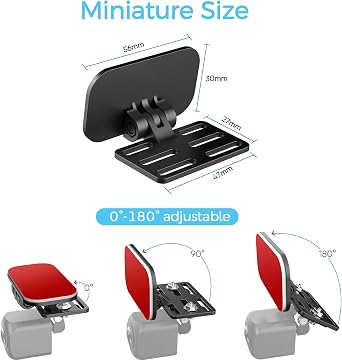 Pixelman Rear Camera Mount (2 Pcs), Universal Windshield Backup Camera Mount, Adjustable Dash Cam Bracket