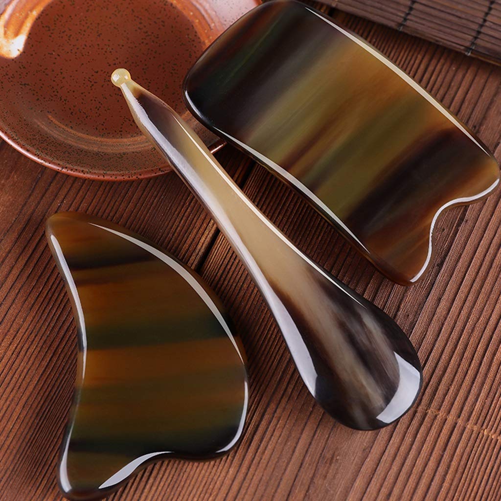 YXCKG Ganzkörpermassage-Tools, Gua Sha Massageset, Kopfmassage Kamm-Akupunktmassage, Home Physiotherapie-Tools für die SPA-Akupunktur-Therapie (Size : Type2)