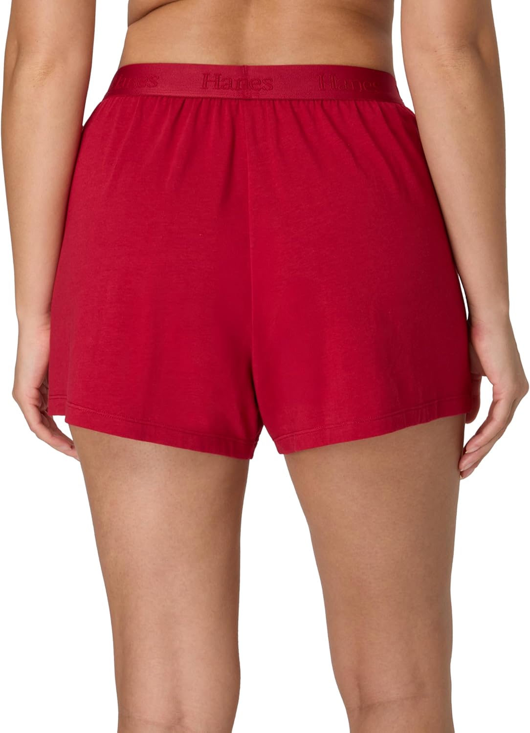 Hanes Women's Originals Sleep Shorts, 2-Pack, Comfywear Supersoft Lounge Shorts Pack, 3.25" - Image 3