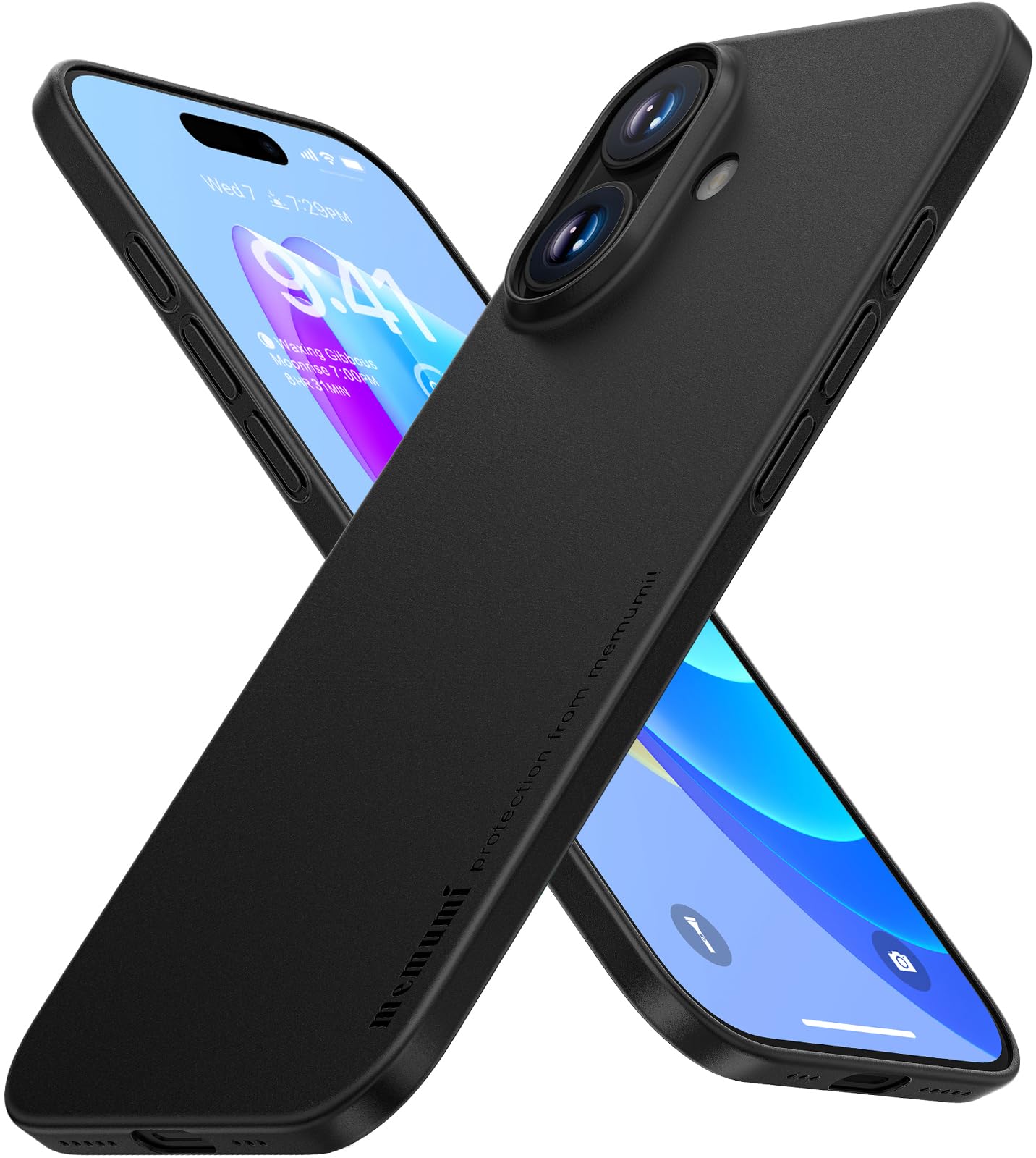 「memumi」0.3㎜極薄ケース iPhone 17用のケース マット質感 オリジナル設計 指紋防止 傷付き防止 ワイアレス充電対応 人気ケース·カバー
