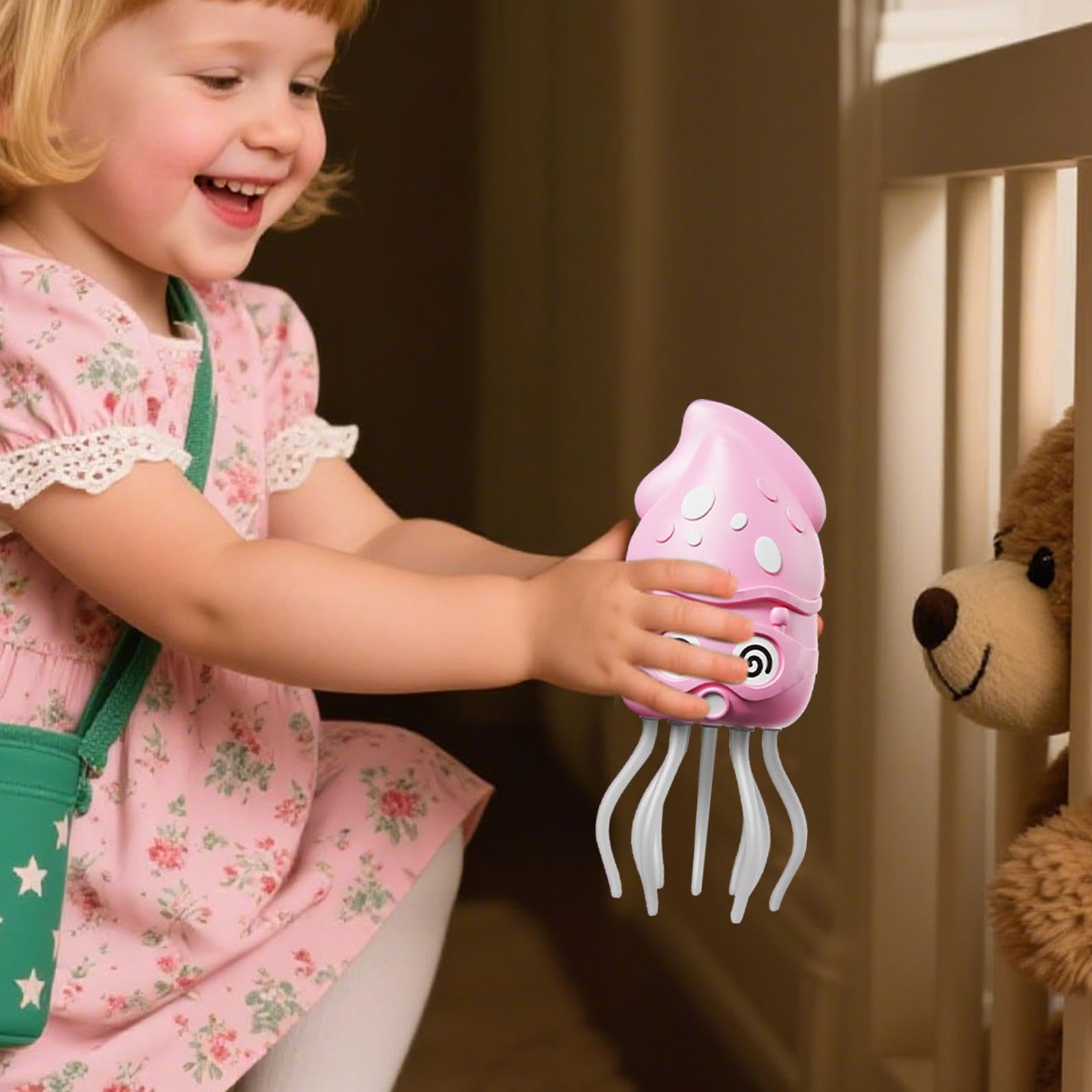 Electric Dancing Pieuvre Jouet magique pour bébé avec lumières LED et Electric Dancing Pieuvre Jouet magique pour bébé avec lumières LED et