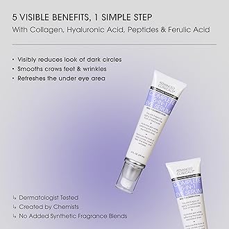 Advanced Clinicals 5 In 1 Multi Correction Anti Aging Eye Serum W Two - 2 Ounce Multi