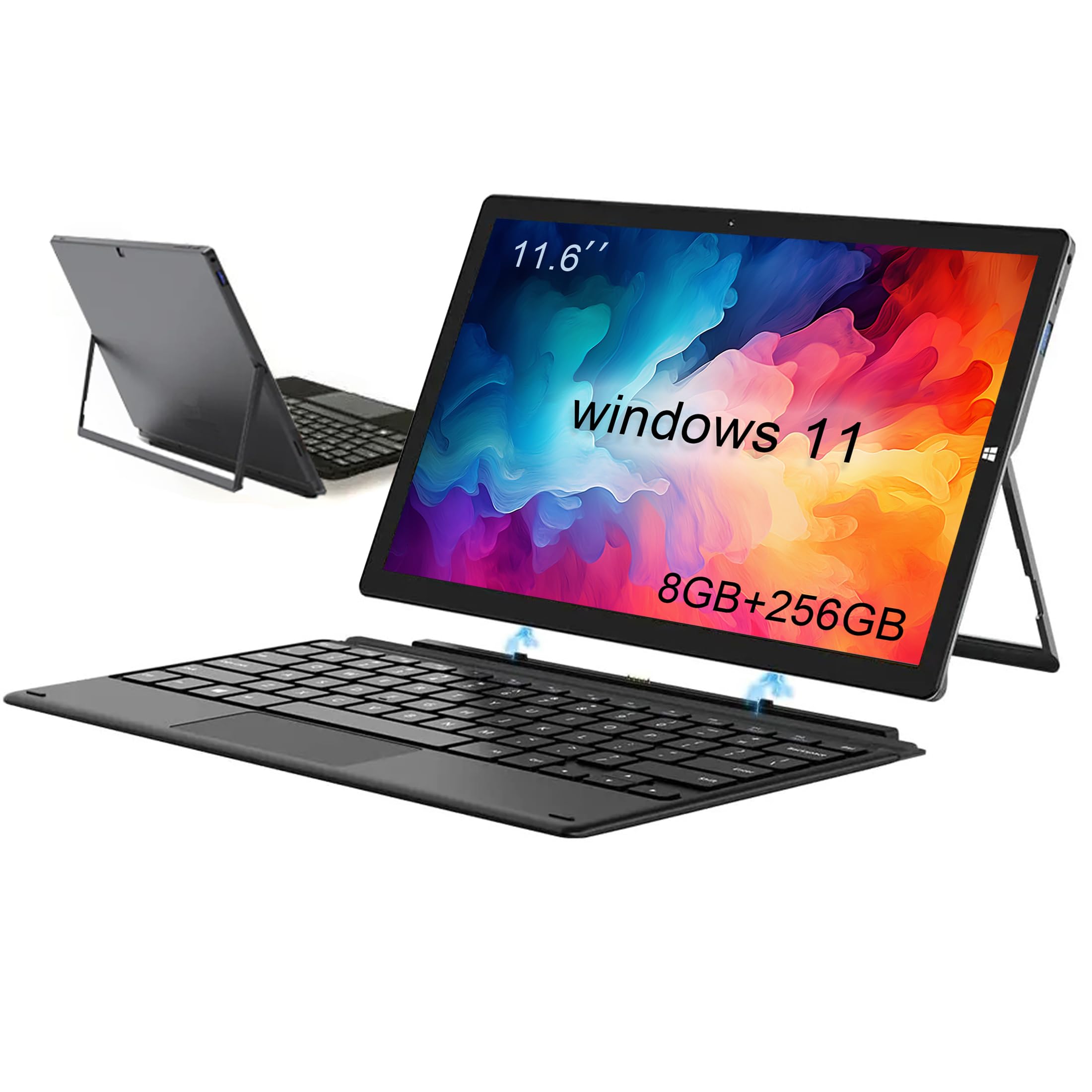 Amazon.com: TPSPAD Windows Tablet with Keyboard, 11.6 inch 2-in-1