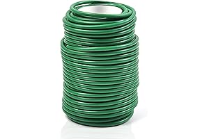 Decoroca Soft Plant Stake Ties for Support: 65.6' of Reusable Waterproof Plant Wire