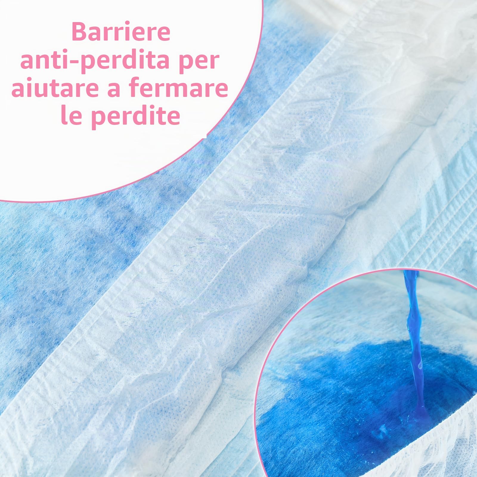 LittleForBig 5500-5800 ml Pannolino Stampato per Adulti 10 Pezzi - Potty Pants (M)