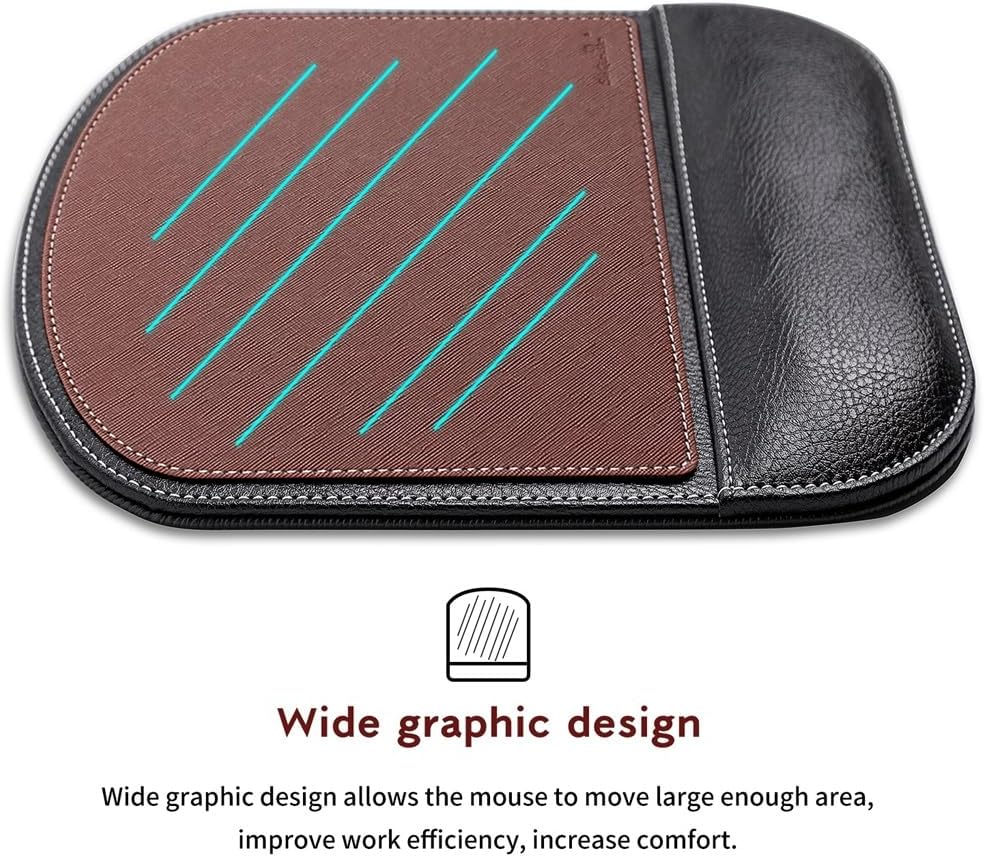 Wrist Guard Pad Office Leather Anti Slip Pad Computer Accessories