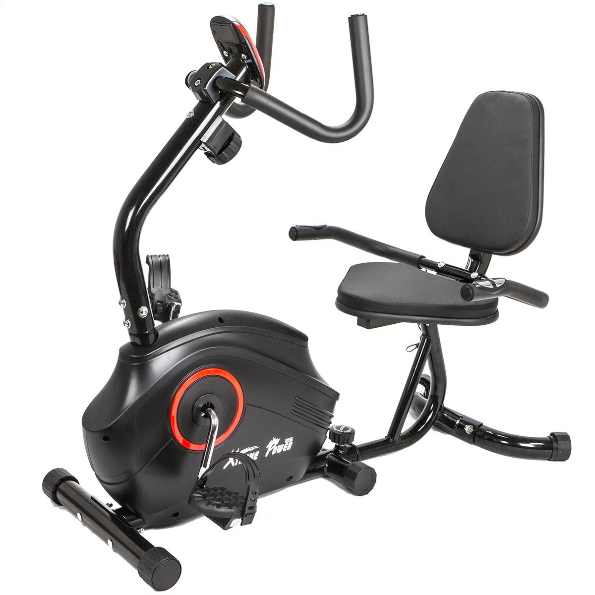 Xtremepowerus Deluxe Recumbent Fitness Exercise Bike Level