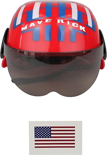 Casco de piloto de combate de la Fuerza Aérea para niños, accesorio de disfraz de Maverick