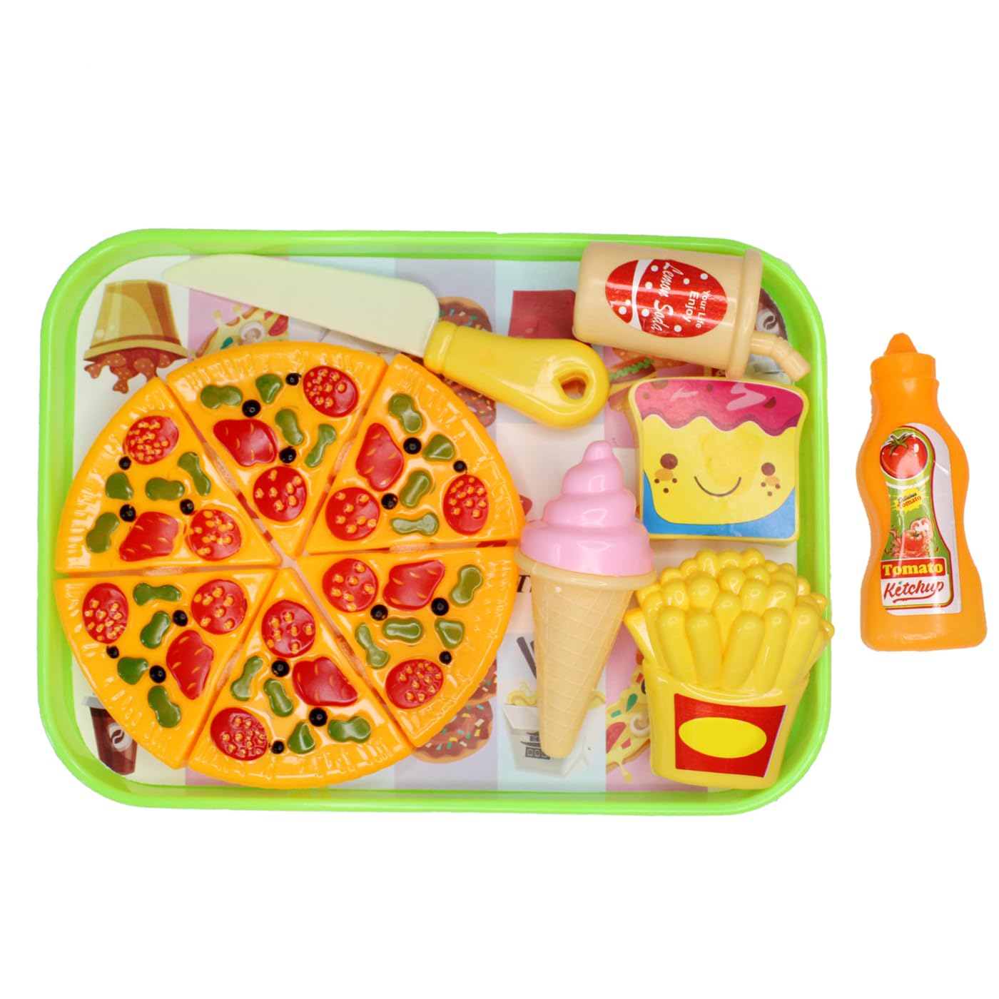 Baal Pizza Fast Food Pretend Cooking and Cutting Play Set Toy for Kids (B09TGZ8HBN) Amazon Price History, Amazon Price Tracker
