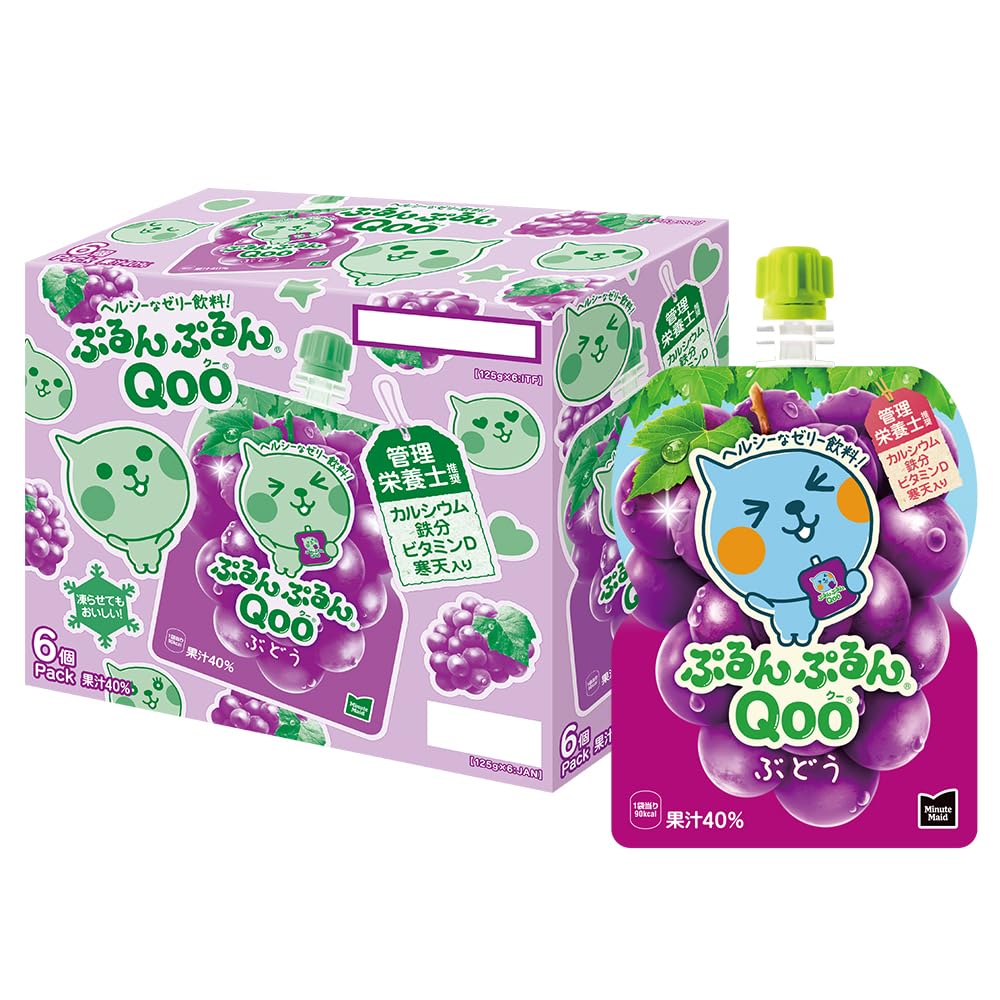 Amazon.co.jp: コカ・コーラ ミニッツ メイド ぷるんぷるんQoo ぶどう