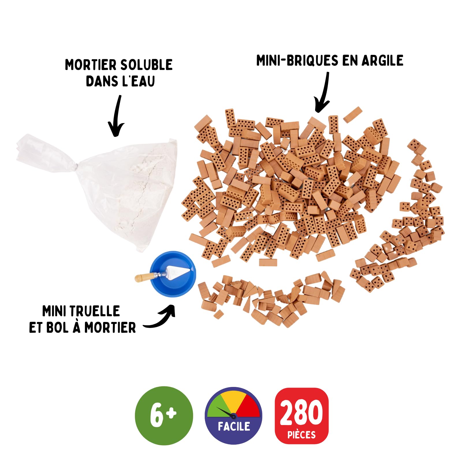 Teifoc Construction Briques - 6 ans to 13 ans -T1500 - Supplément Ensemble