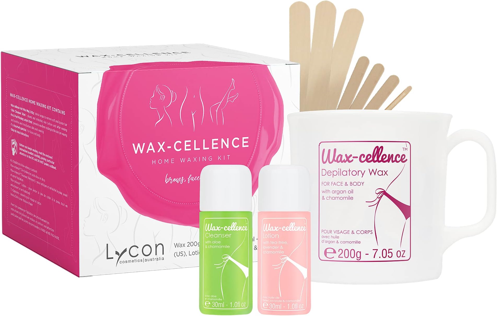 WAX-CELLENCE HOME WAXING KIT