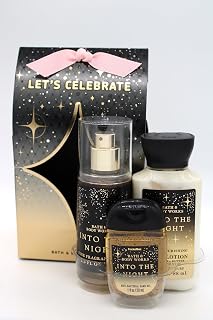 Into the Night (Let's Celebrate), Bath and Body, Travel Size 3 Piece Gift Set