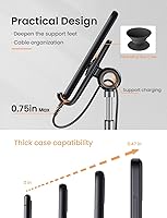 Vista 2 de LISEN Soporte de Teléfono Celular Ajustable para Escritorio, Accesorios de Escritorio de Computadora de Oficina para Soporte de iPhone 16 Mujer