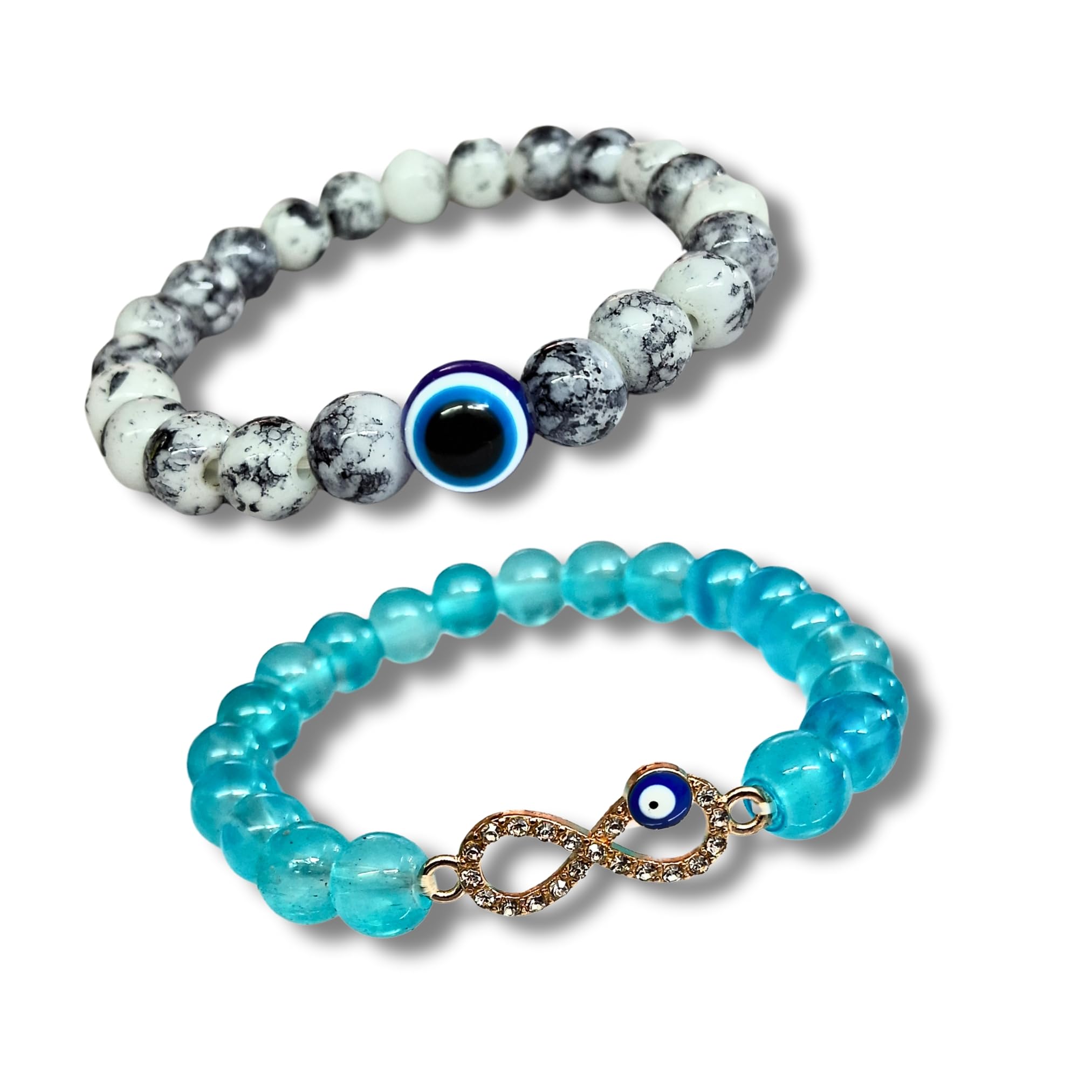Alaukik Evil Eye Couple Bracelet for Lovers Pair, Infinity Evil Eye Bracelet For Girls,Woman, Bracelets for Girls Boys Boyfriend (B0D5YDS66J) Amazon Price History, Amazon Price Tracker