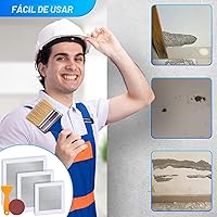 Vista 7 de Ranekie - Paquete de 14 parches de reparación de paneles de yeso, kit de reparación de paneles de yeso de 4/6/8 pulgadas con malla autoadhesiva