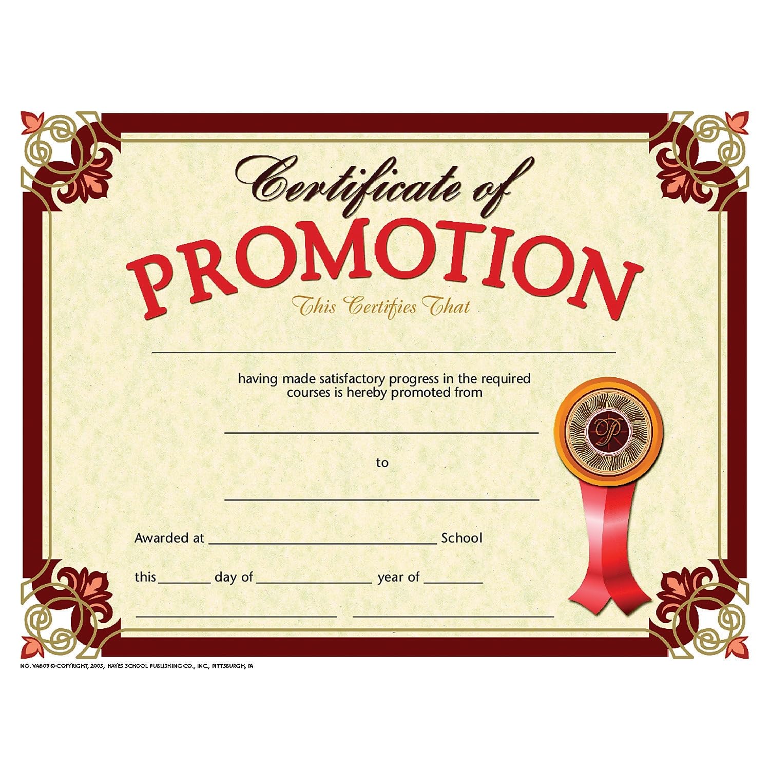 Image 14 for Promotion Certificate Template