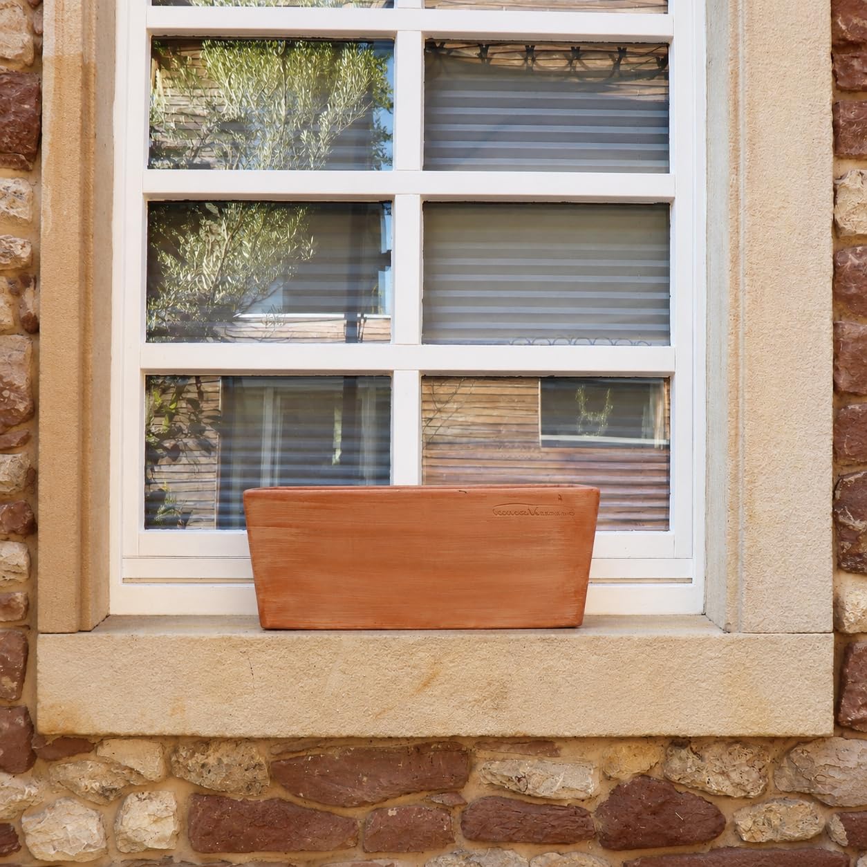 Palatina Werkstatt Vaso rettangolare e quadrato da 30 cm, 40 cm, 50 cm, 60 cm, il vaso perfetto per le vostre piante preferite (50 x 20 x 20 cm)