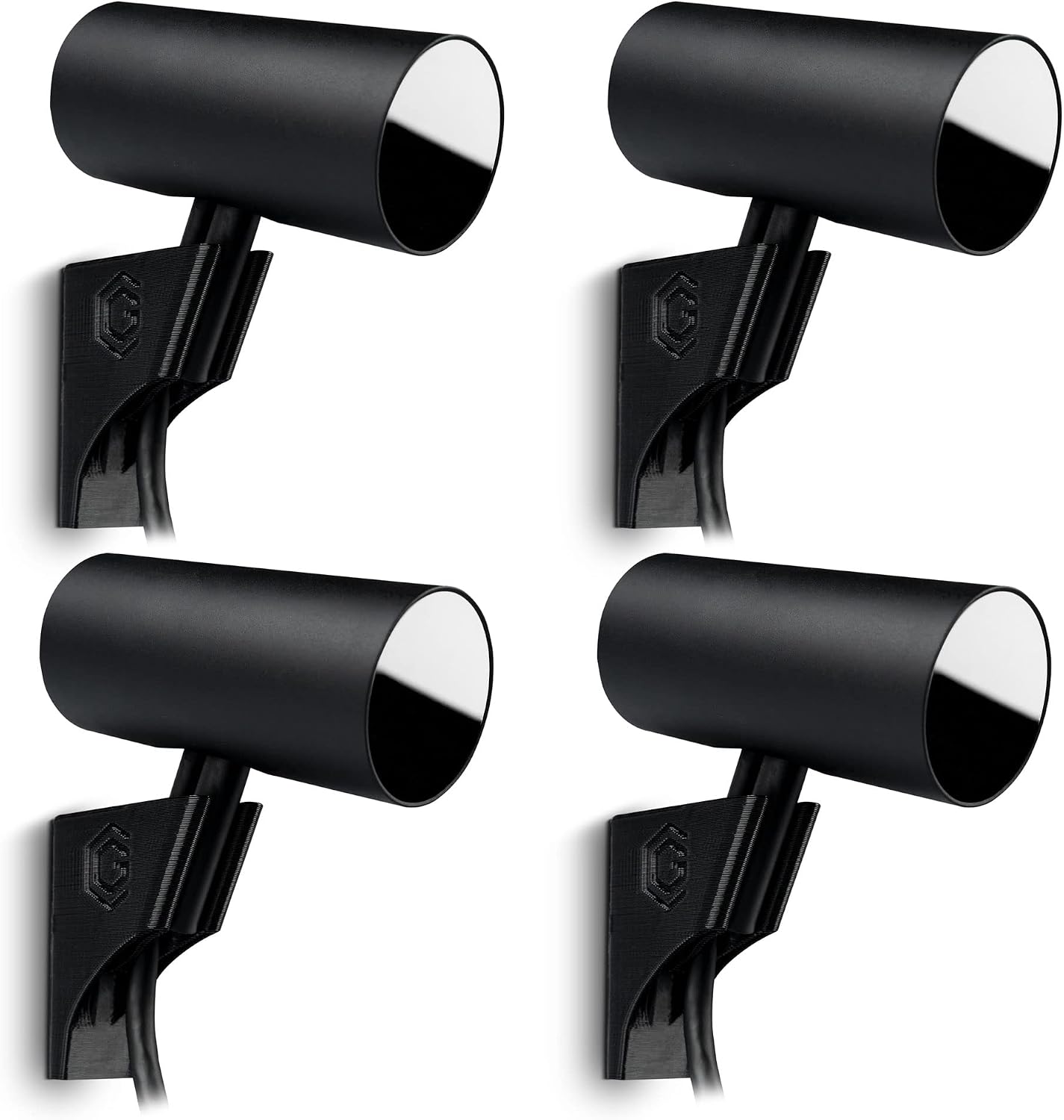 Mounting Accessories Compatible with Oculus Rift (Black, 4-Pack)