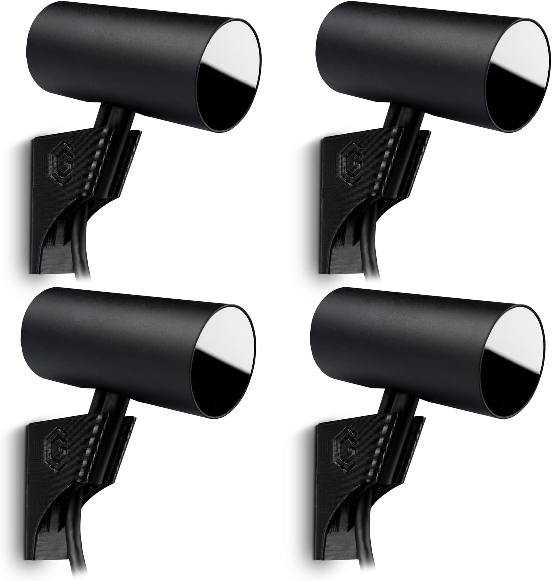 Mounting Accessories Compatible with Oculus Rift (Black, 4-Pack)