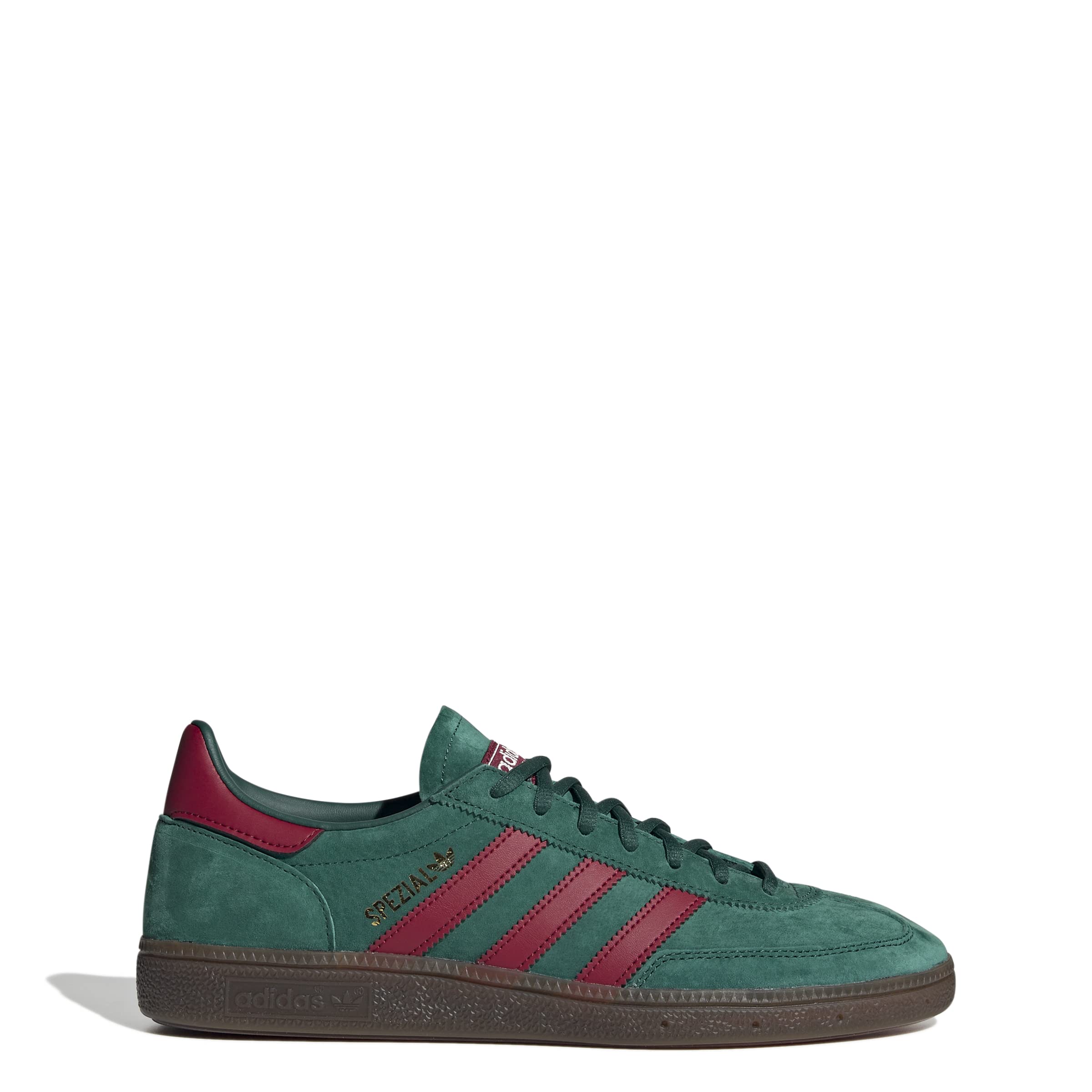 adidas Handball Spezial Womens Sneakers: 6 Collegiate Green Collegiate Burgundy Gum5