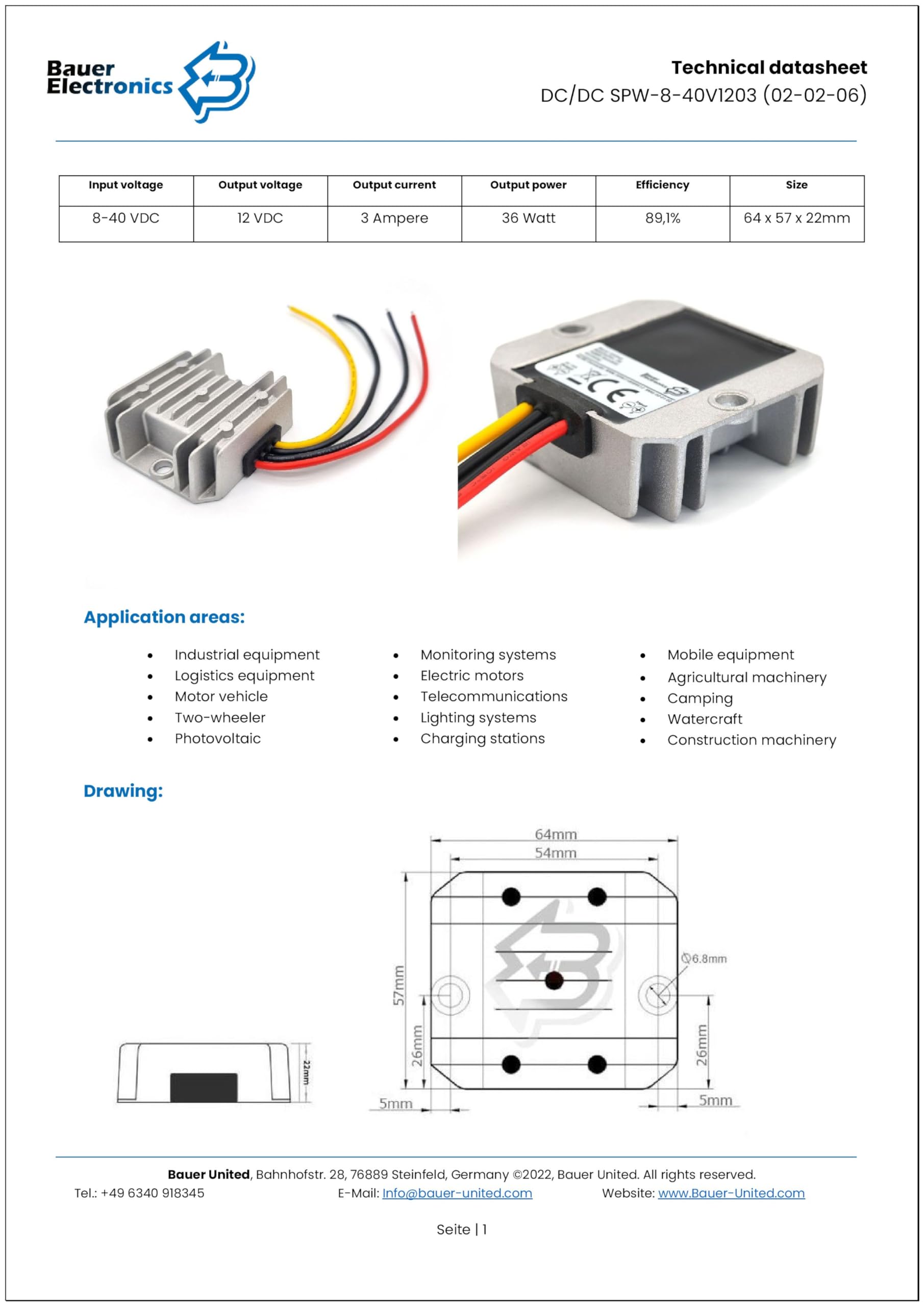 Convertitore DC-DC 8-40V A 12V 20A 240W - Trasformatore Step Down Impermeabile IP68 Per Auto, Barche, Camper