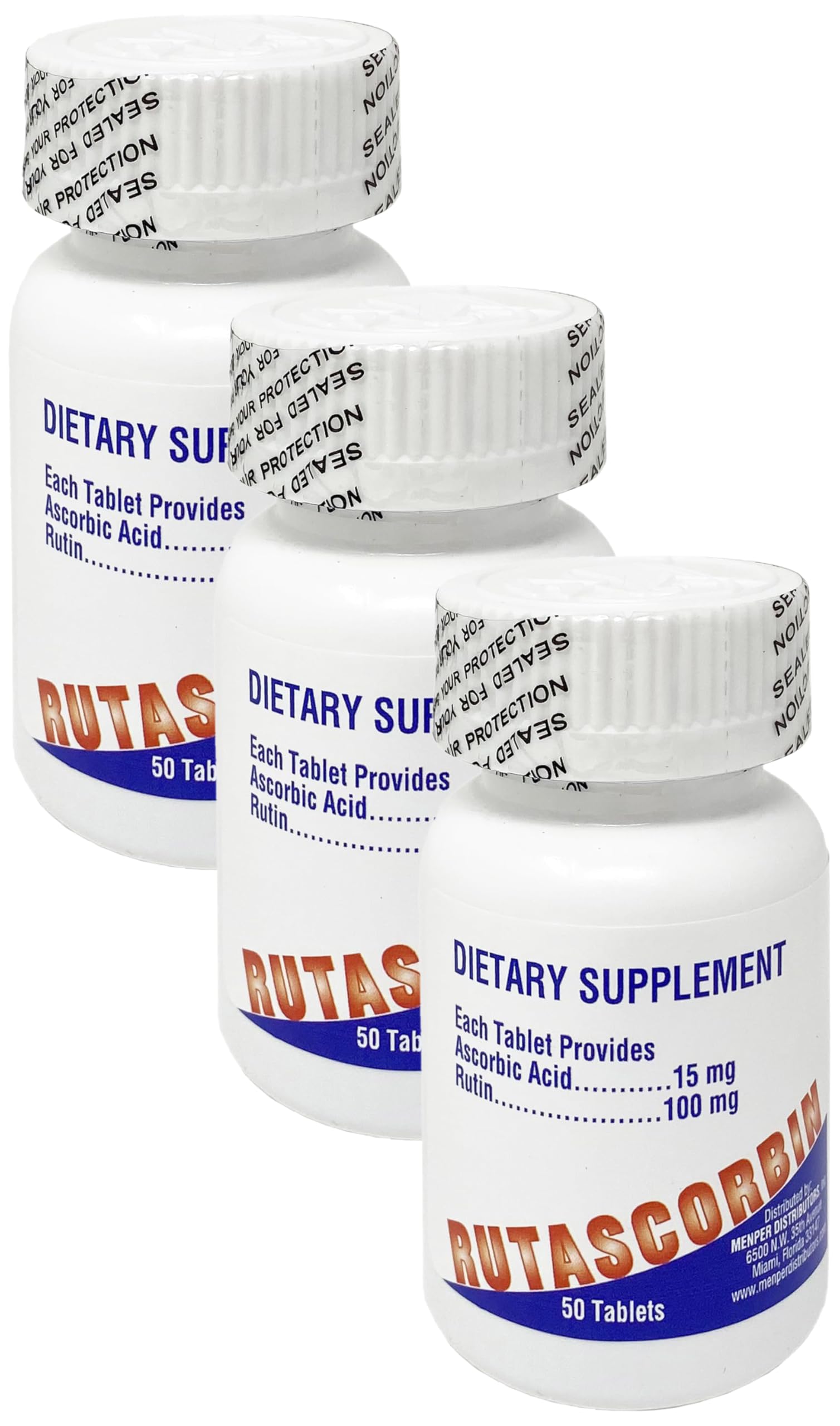 Memper Vitality Boost, Immune Support, Cardio Health 50 Tablets (Pack of 3) 1 Ounce (Pack of 3)