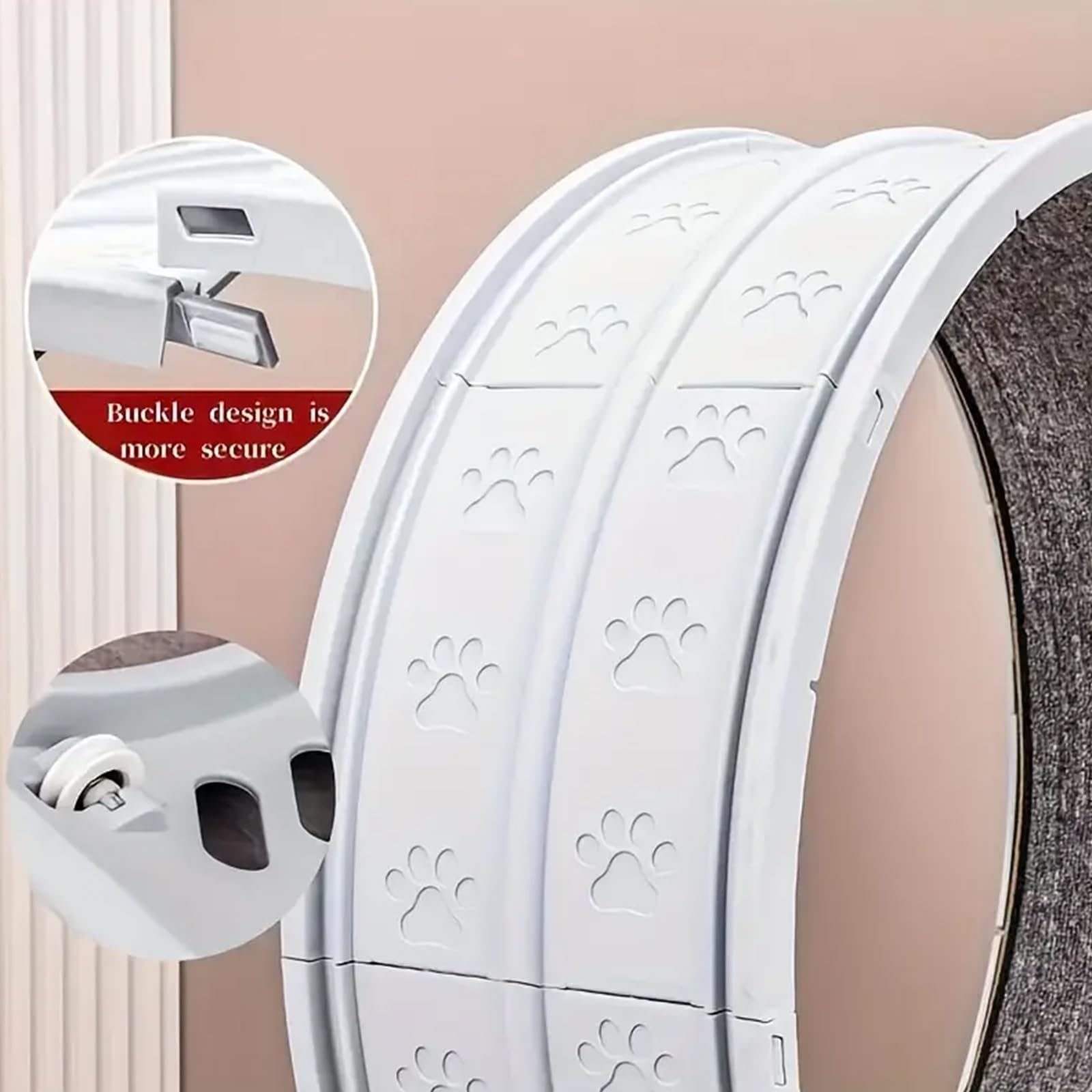 Bicicletta per gatti di grandi dimensioni, per gatti, grande Cat Running Wheel per gatti di casa, tapis roulant con meccanismo di bloccaggio, giocattolo per gatti interni, 84 x 79 x 34 cm