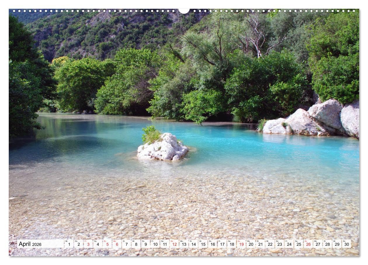 Epirus - Das ursprüngliche Griechenland (hochwertiger Premium Wandkalender 2026 DIN A2 quer), Kunstdruck in Hochglanz: Westgriechenland - Von Parga bis zur Halbinsel Lefkas (CALVENDO Orte)