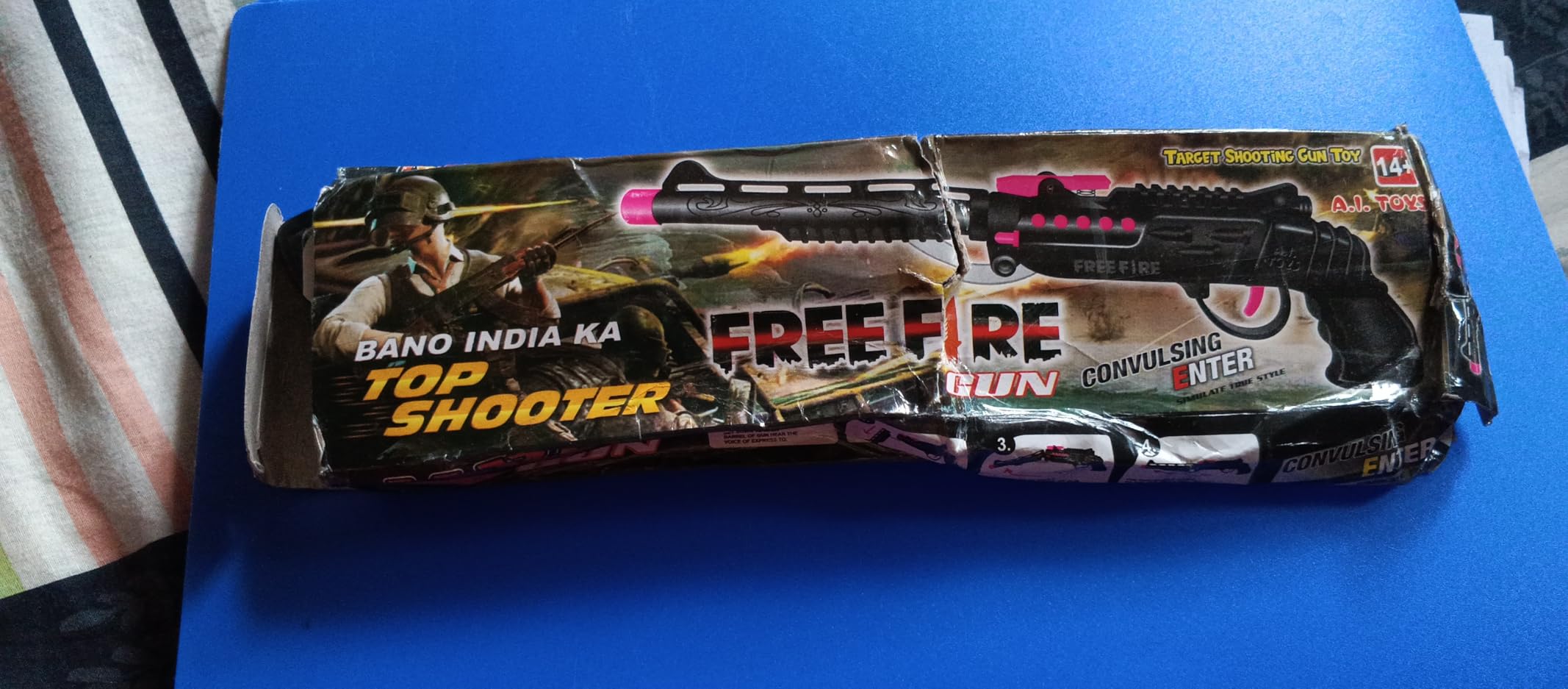 Buy ANAB GI Matchstick Toy Gun Diwali Toy Match Gun for Kids Girls ...