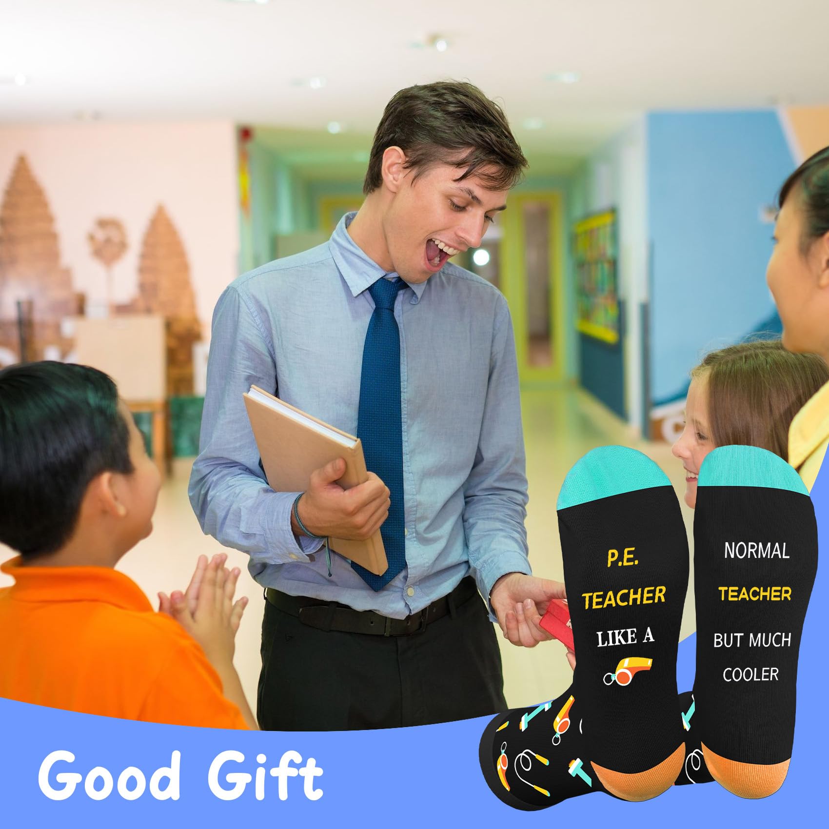 Gifts for Teacher - Christmas Appreciation Thank You Birthday Valentine Retirement End of Year Teacher Gifts,Socks