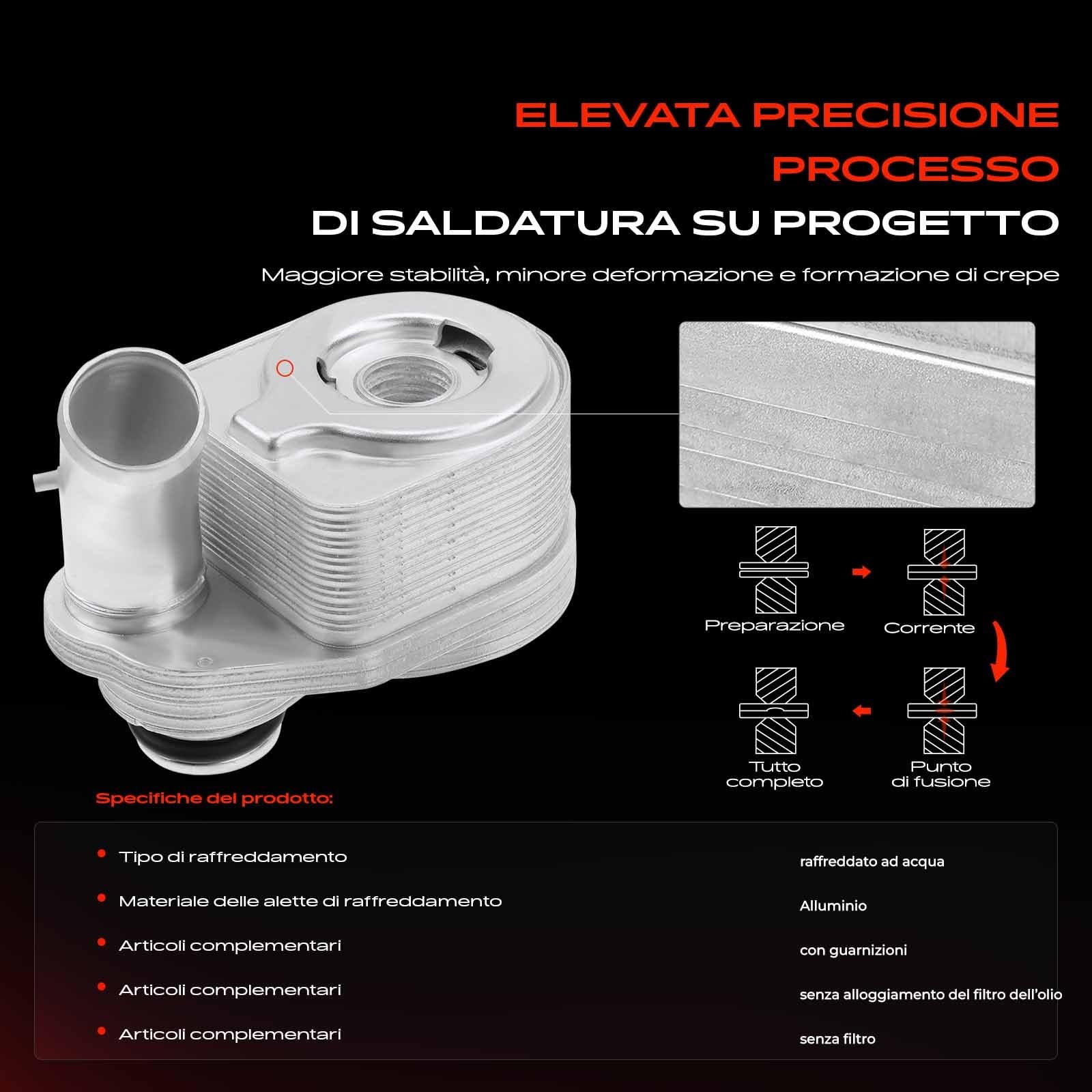 Frankberg Radiatore dell'olio 5801555580 | Compatibile con: Ducato Van 250, Ducato pianale/telaio 250, Ducato Bus 250