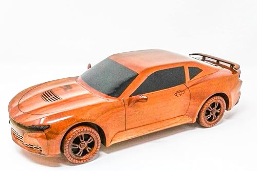 Miniatura 2 de Camaro 2018 modelo de coche de madera