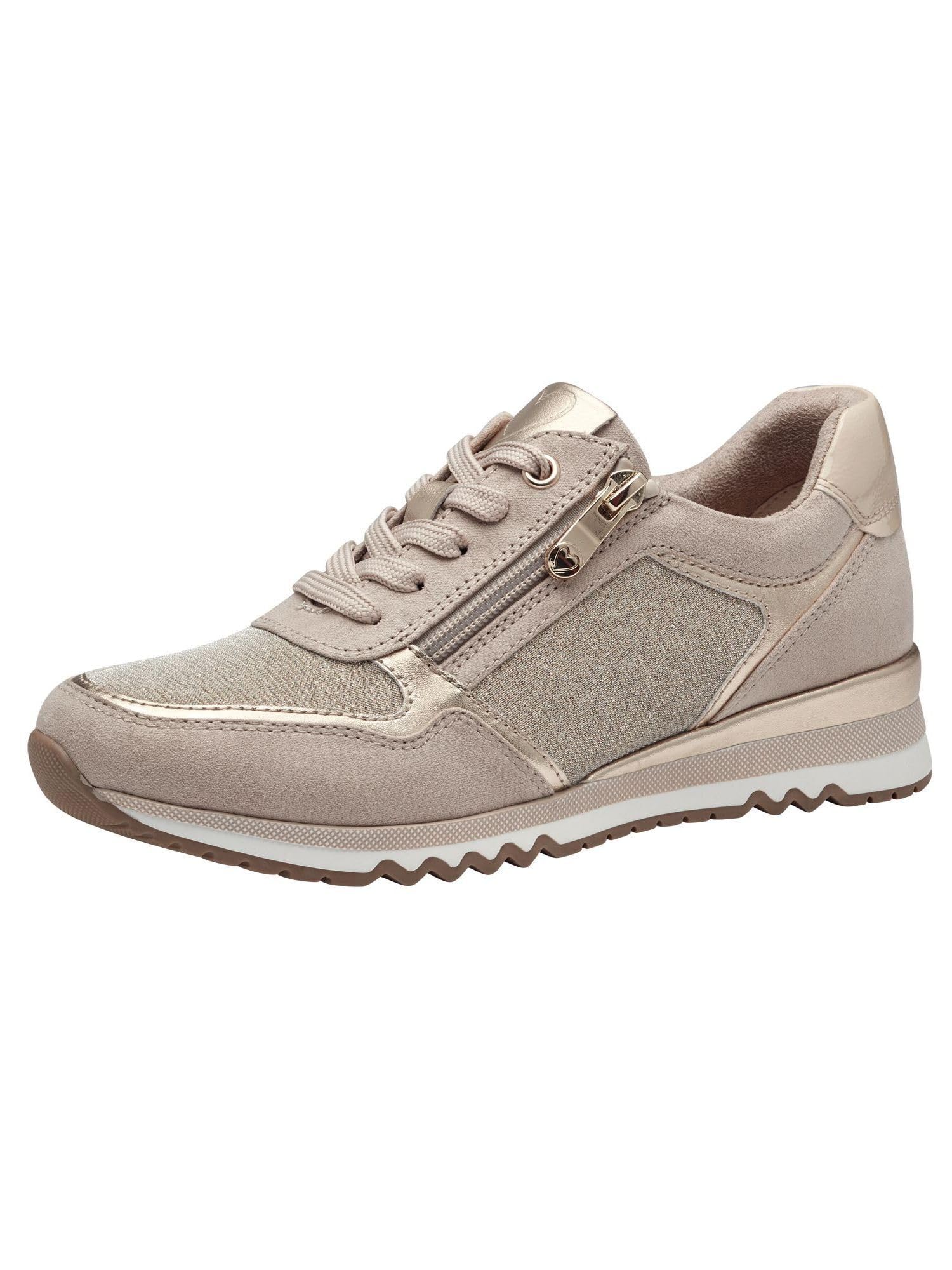 MARCO TOZZI Women's 2-23749-41 Sneaker, Dune Comb, 8