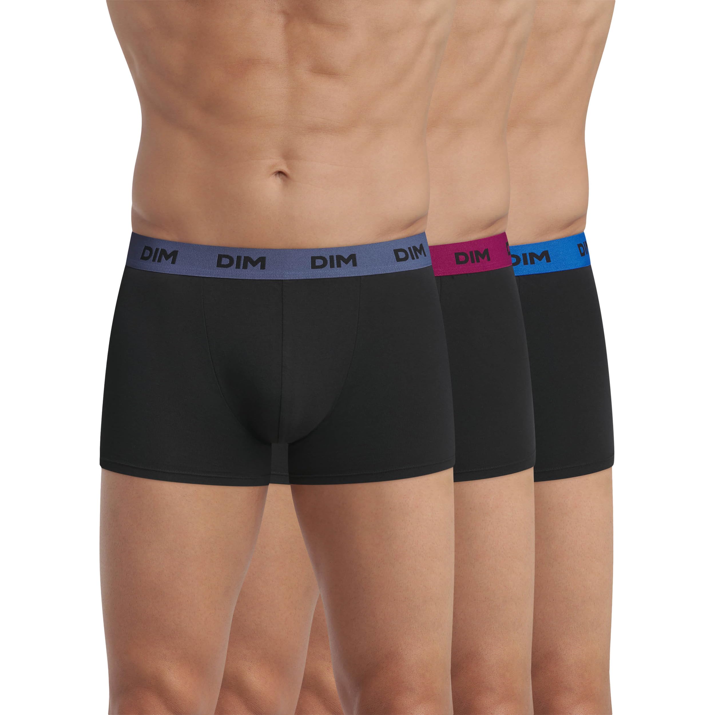 Dim Boxer Homme Mix and Colors Coton Stretch Confort x6