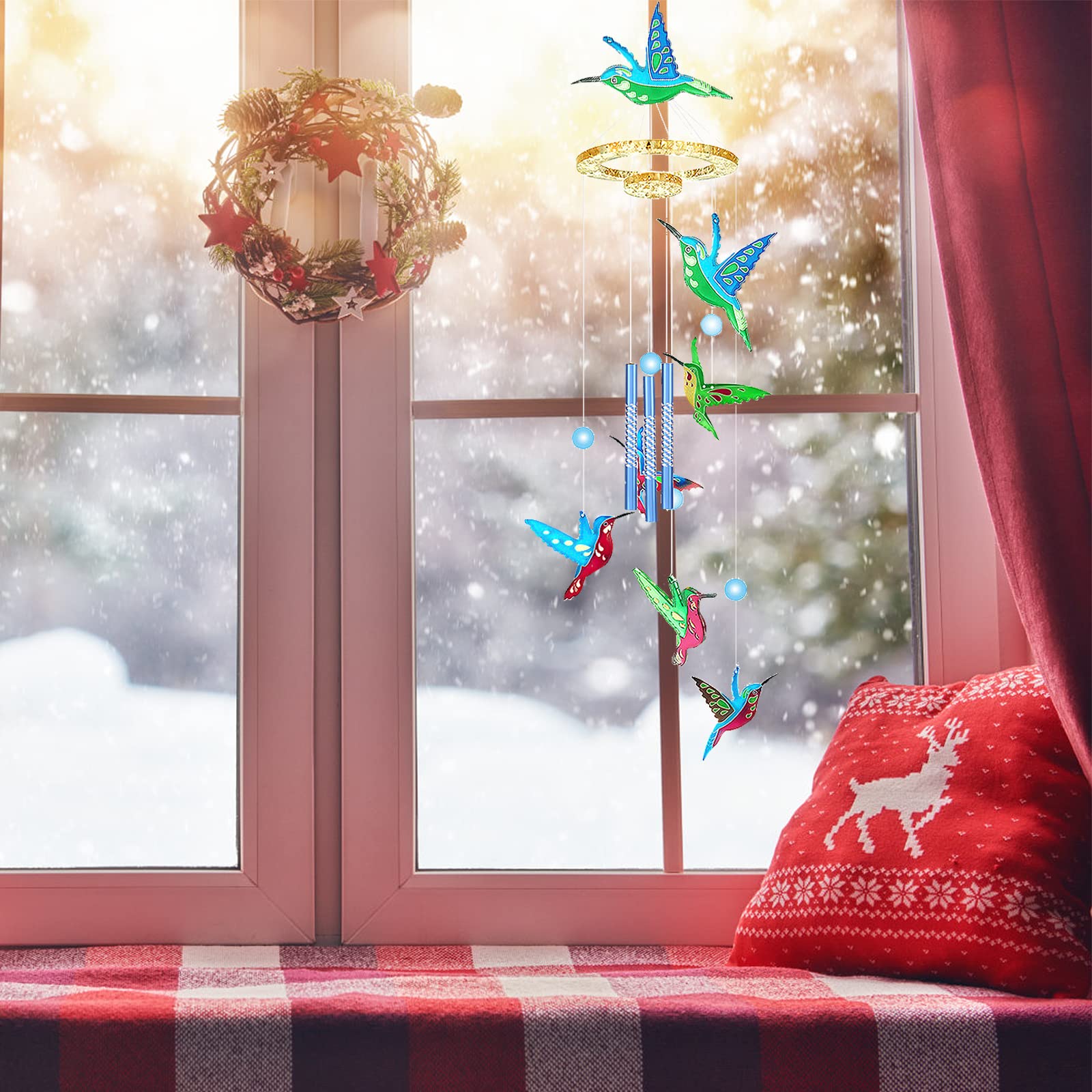 Carillons Éoliens Colibri Coloré Carillons Éoliens Pour L'Extérieur