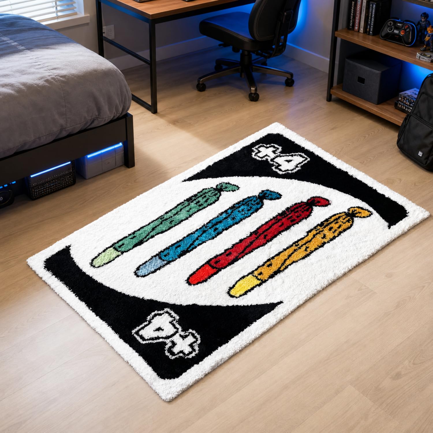 Amazon.com: Reehot Funny Number Card Rug 2x3, Washable Non Slip