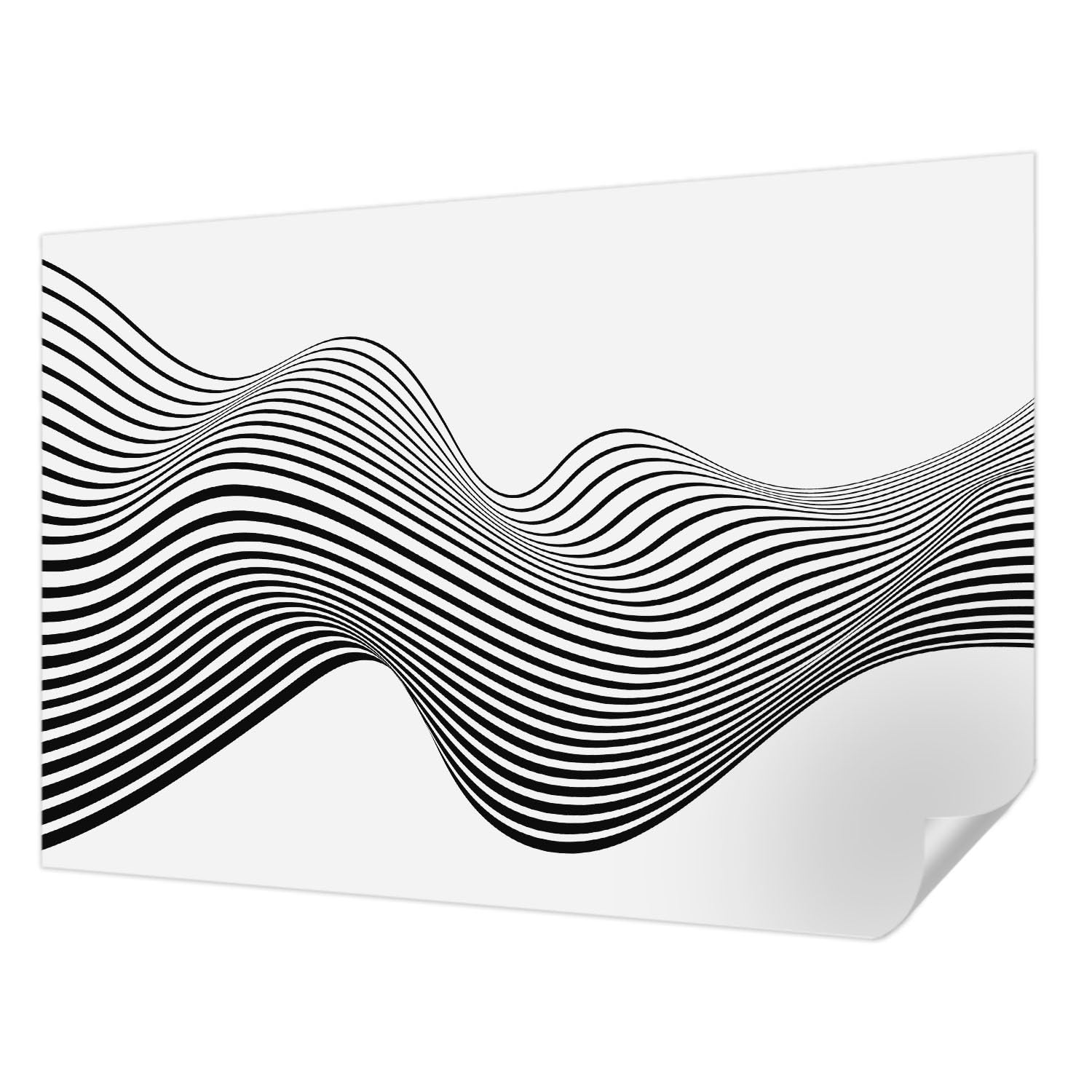 Revêtement mural autocollant haute qualité 152x104 cm design abstrait moderne