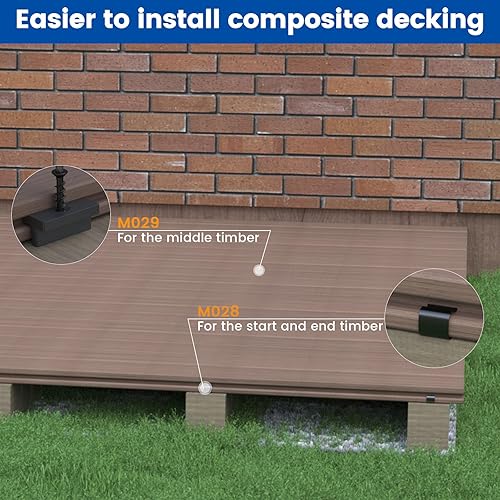 Miniatura 4 de Muzata 120 piezas de sujetadores de cubierta de nailon ocultos clips de sujeción de cubierta compuestos sujetadores T clips con tornillos de