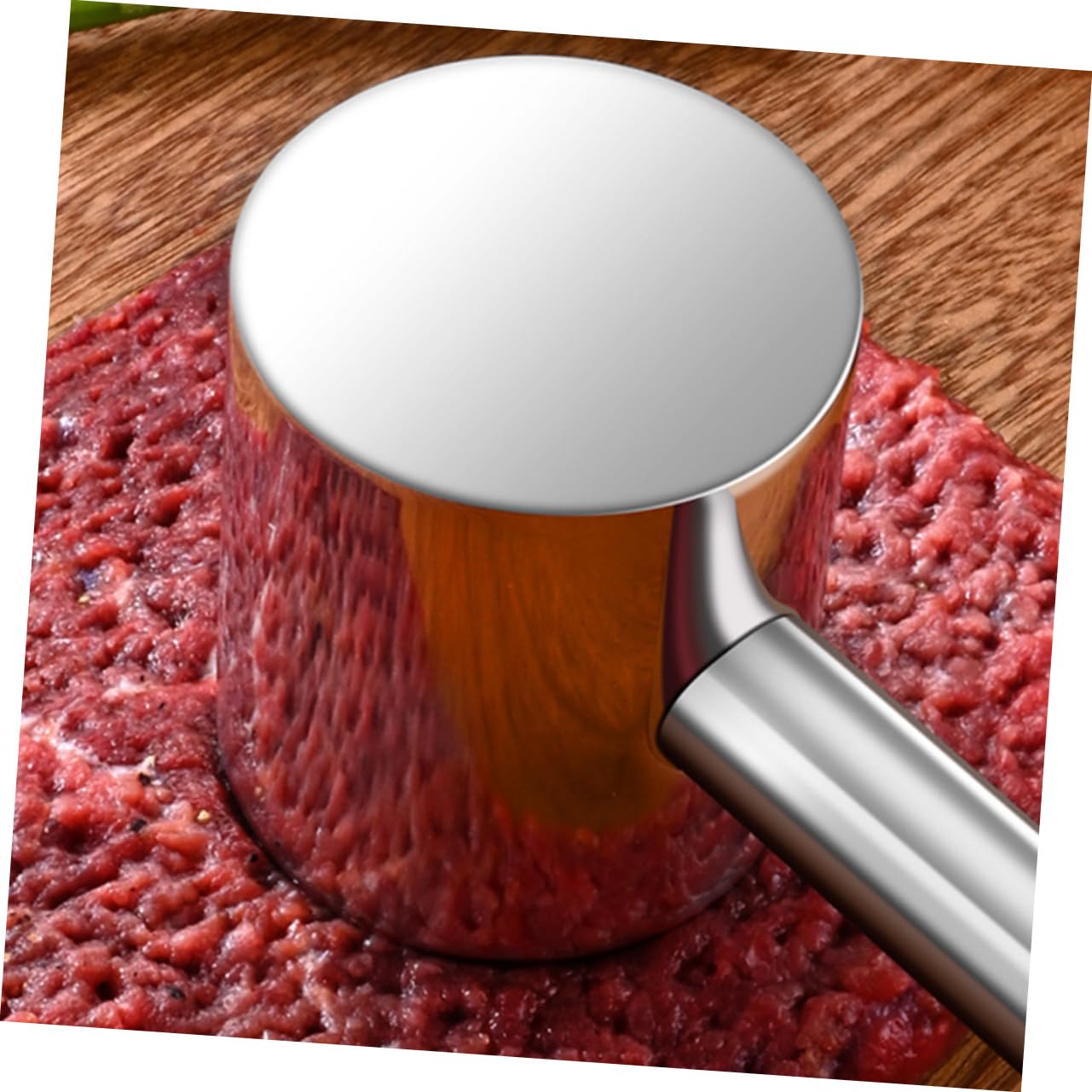GLEAVI Mazo Profesional para Carne Herramienta de Cocina para Ablandar Carne para Filetes y Cubos Material Metálico Uso Cocina