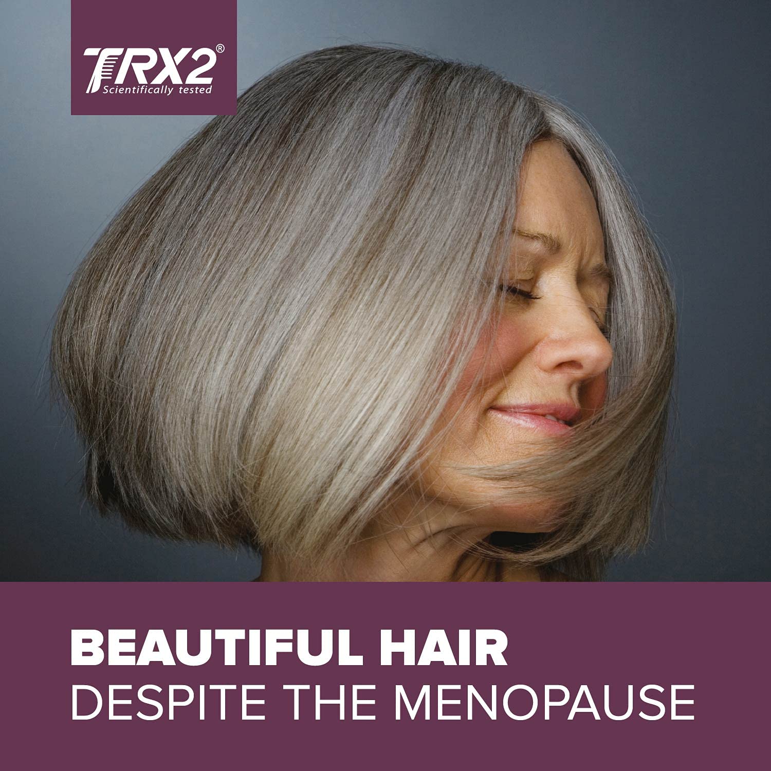 TRX2 Post Menopause Hair Pack – odżywia dojrzałe kobiece włosy – wypadanie włosów – leczenie przerzedzających się włosów z powodu menopauzy – z biotyną – na bazie naturalnej