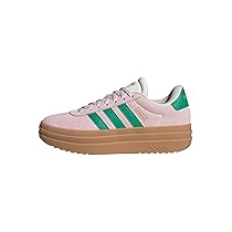 adidas Donna VL Court Bold Shoes, Clear Pink, Court Green, Core White, 40 2, 3 EU