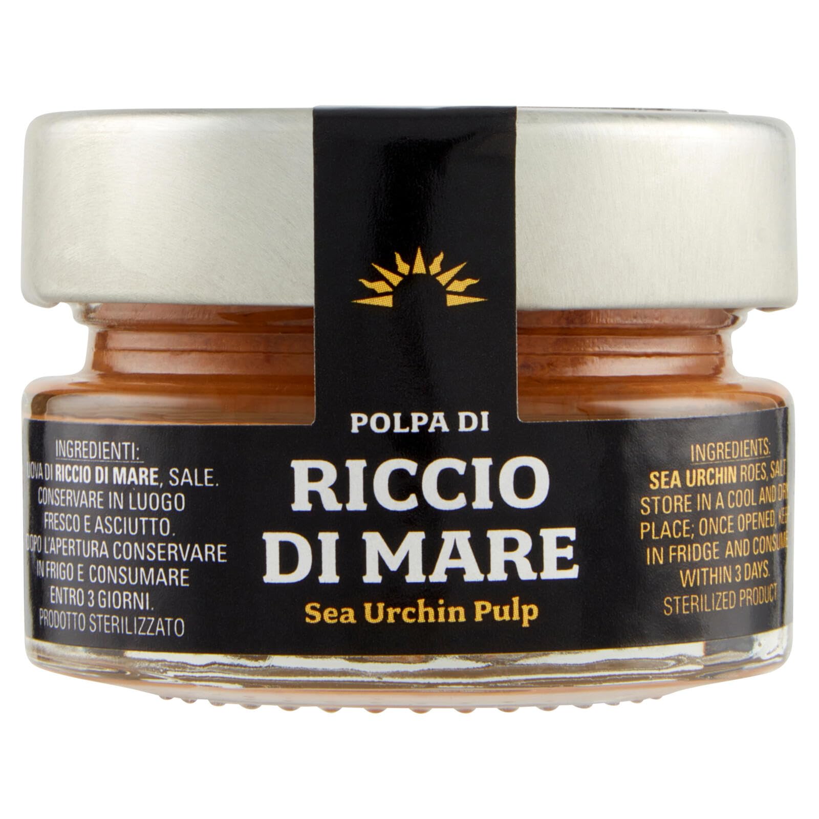 Polpa di Riccio di Mare - Gachas de erizo de mar (6 x 55 g) | Specialità ittica intensa dal sapore iodato - Delicia cremosa para pasta, peso neto total 330 g + Polpa 400 g