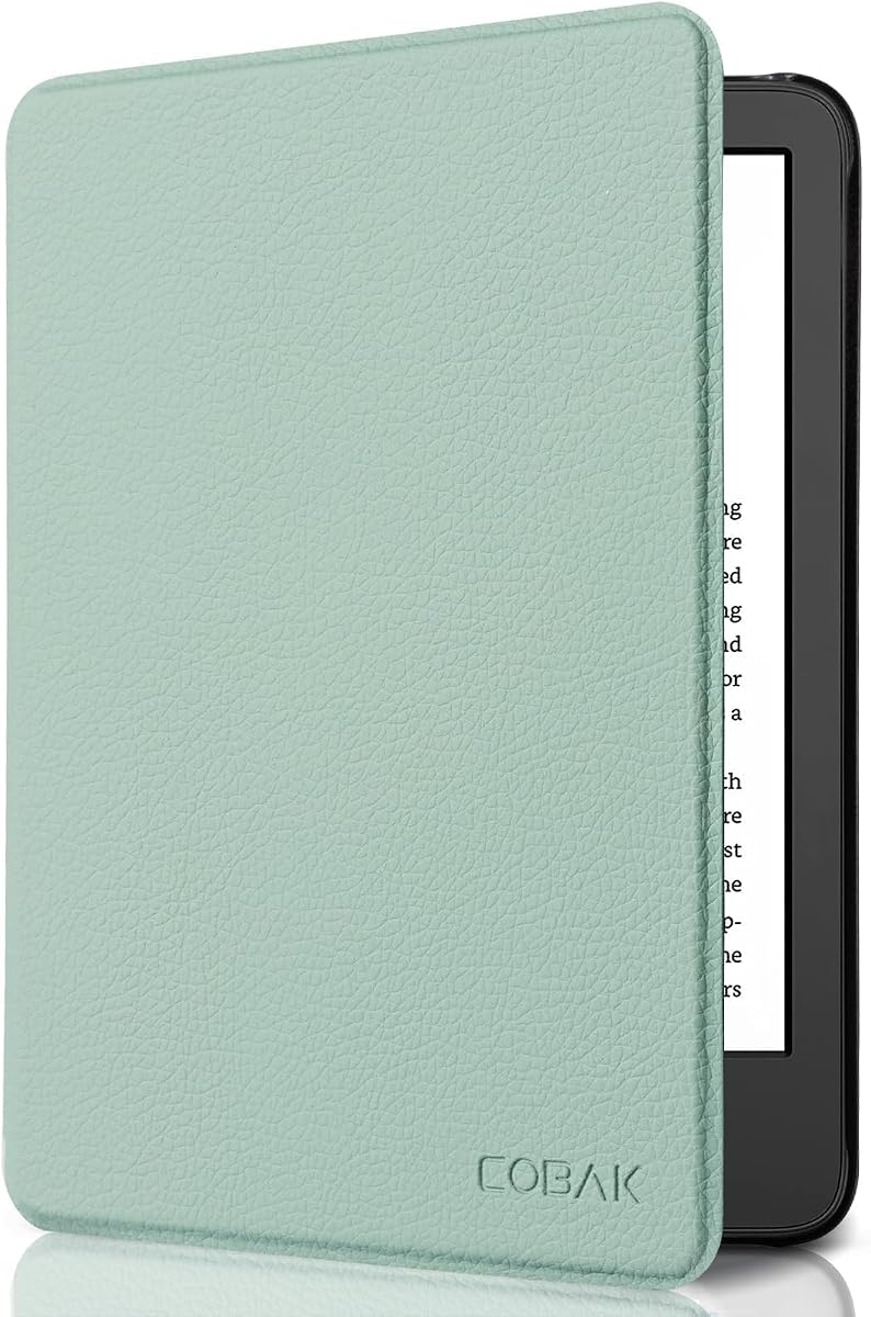CoBak Case for 6" Kindle Basic 11th Gen 2024/2022, Sage | Auto Sleep and Wake, Lightweight , Slim, Premium Protective Case for Amazon Kindle Basic 11th Gen 6 Inch