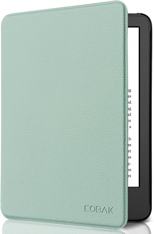 CoBak Case for 6" Kindle Basic 11th Gen 2024/2022, Sage | Auto Sleep and Wake, Lightweight , Slim, Premium Protective Case for Amazon Kindle Basic 11th Gen 6 Inch